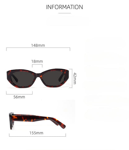 Square Thick Frame Street Sunglasses