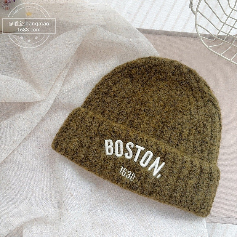 Baby Embroidered Knit Beanie