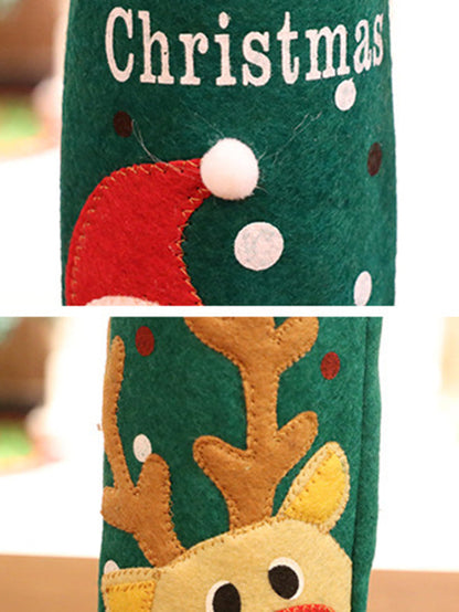 Christmas Decoration Wine Bags