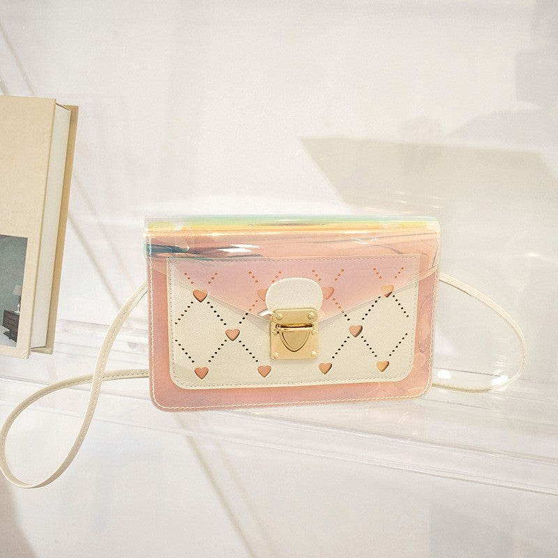 Fashion Contrast Crossbody Small Square Bag