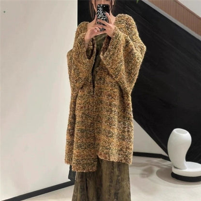 Loose Casual Sweater Coat