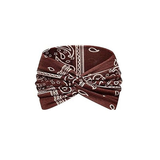 Printed Knot Elastic Headband