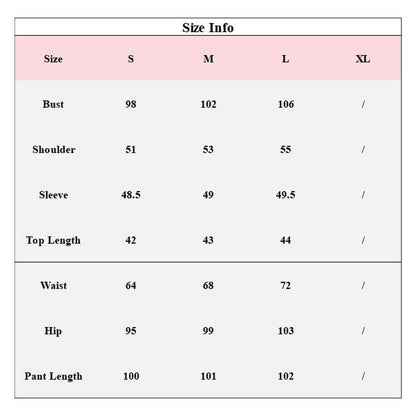 2 Piece Lounge Outfits Sleepwear Set