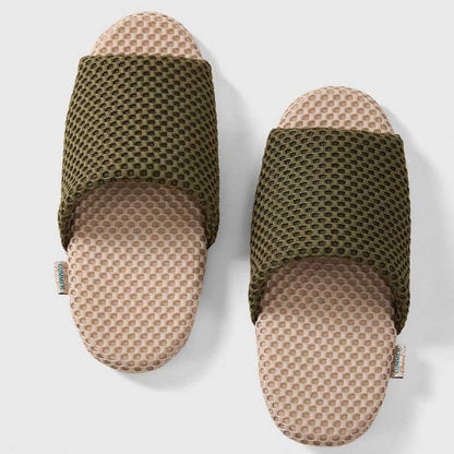 Simple Soft Mesh Breathable Home Slippers