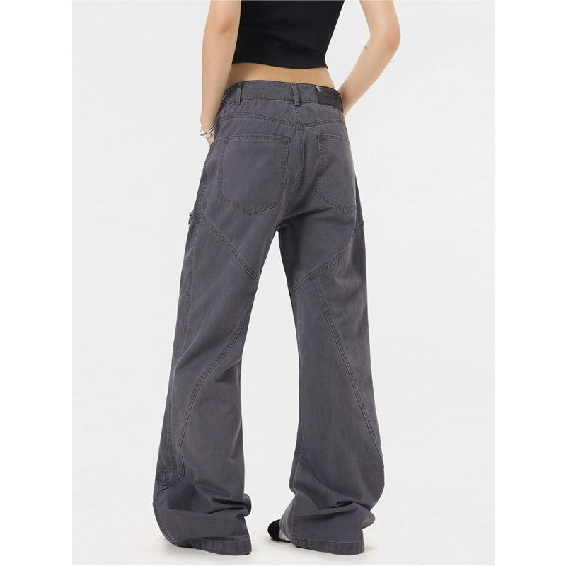 Vintage Washed Distressed Cargo Pants