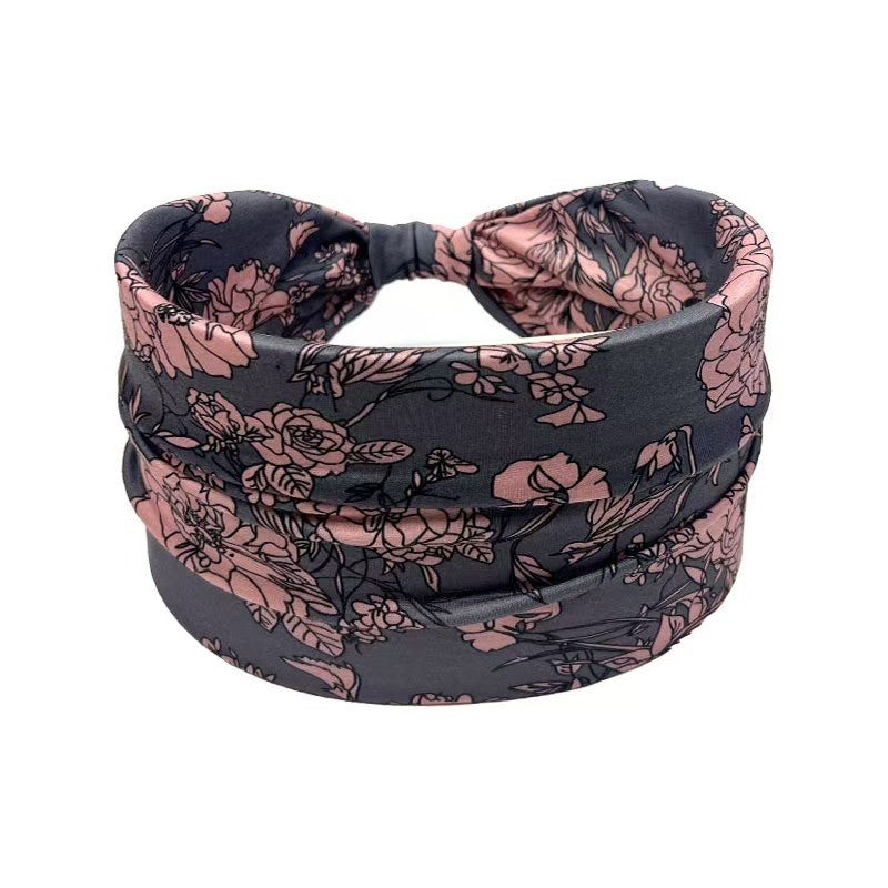 Printed Knot Elastic Headband