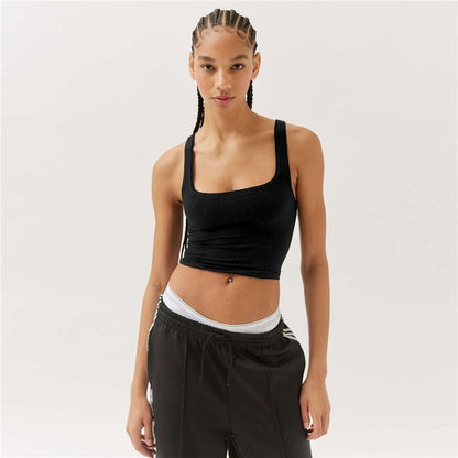 Solid Color Slim-Fit Tank Top