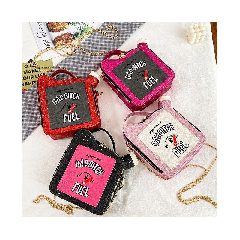 Shining Sequin Letters Crossbody Bag