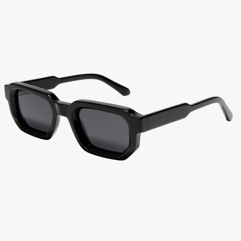 Retro Square Wide Polarized Sunglasses