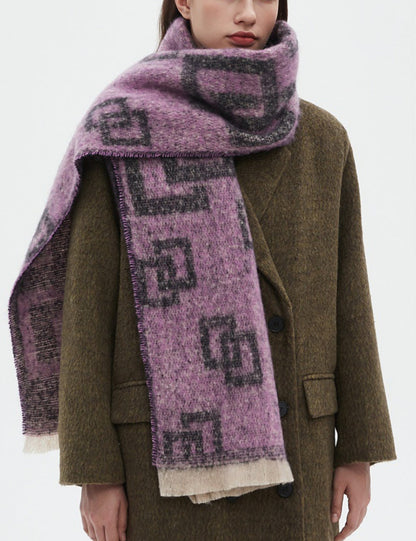 Plaid Vintage Print Scarves