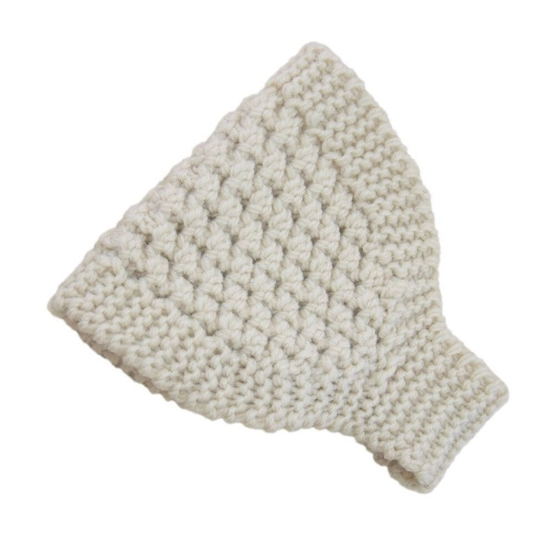 Solid Color Knitted Warm Ear Protection Beanie