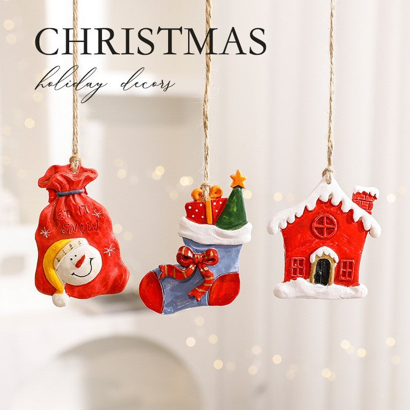 Christmas Wooden Candle Decorations