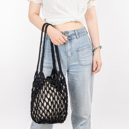 Fashion Hollow Out Bucket Shoulder Bag
