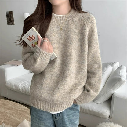 Round Neck Pullover Sweater