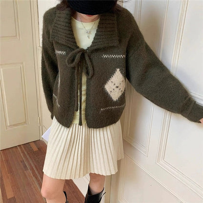 Short Knit Cardigan