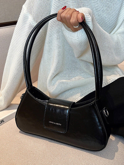 Geometric Split-Joint Zipper Bags Handbags