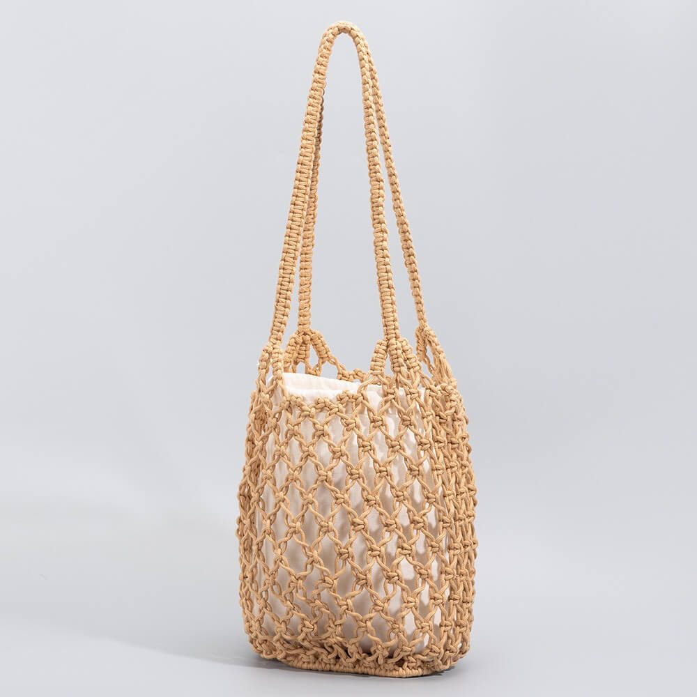 Fashion Hollow Out Bucket Shoulder Bag