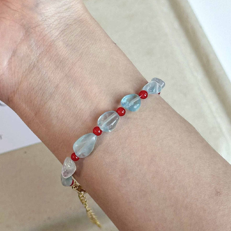 Aquamarine Handcrafted Beaded Jewelry