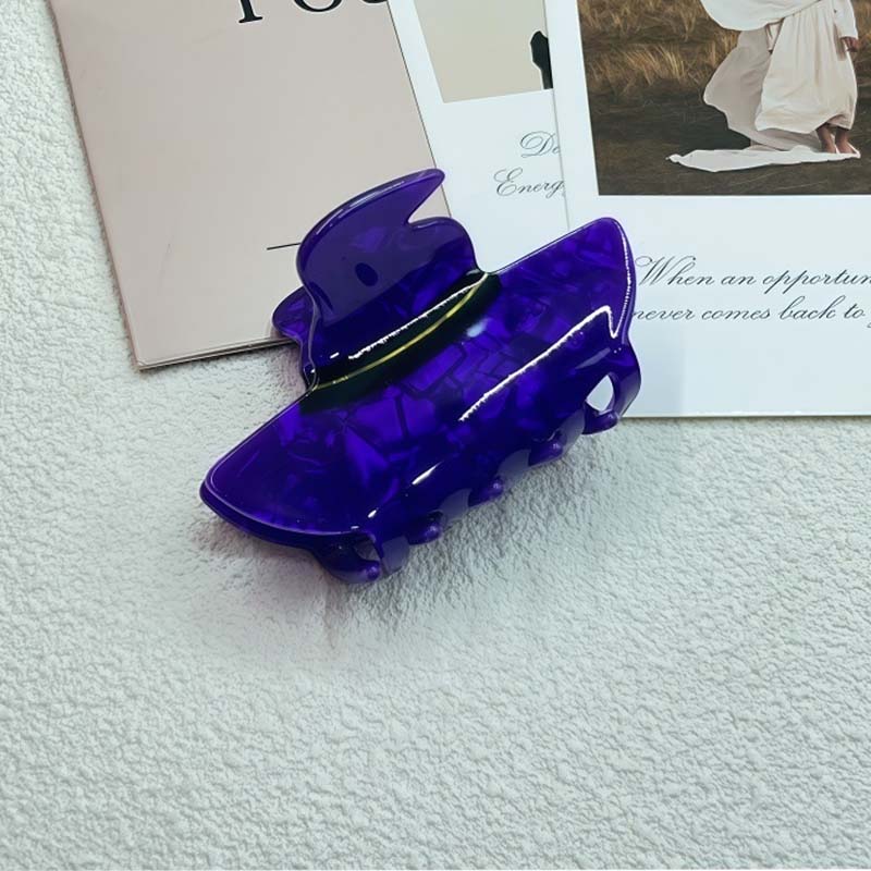 Halloween Cartoon Witch Hat Hair Claw Clip