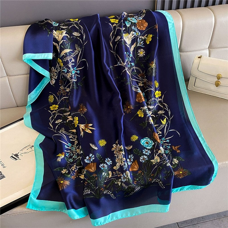 Fashion Print Silk Scarf