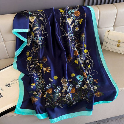 Fashion Print Silk Scarf