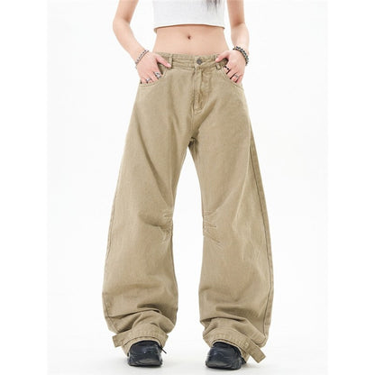 Vintage Carpenter Jeans With Curved Blade Design