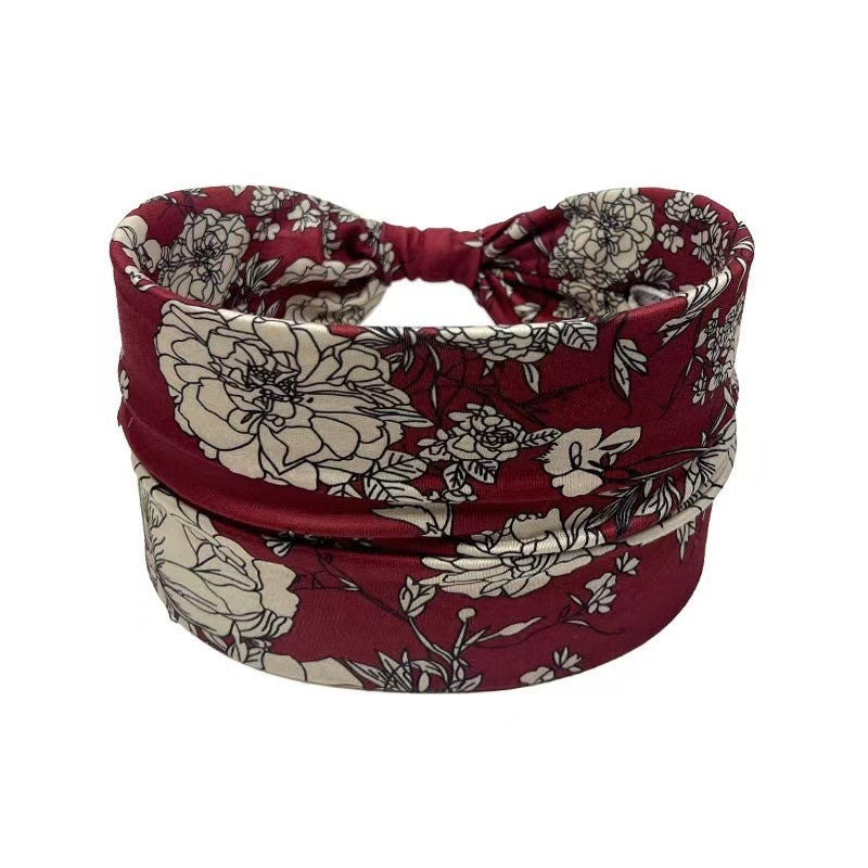 Printed Knot Elastic Headband