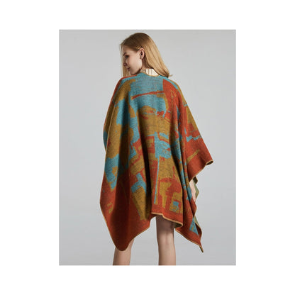 Imitation Cashmere Jacquard Shawl Scarf