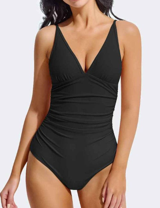 Spaghetti Sleeveless One Piece Swimwear
