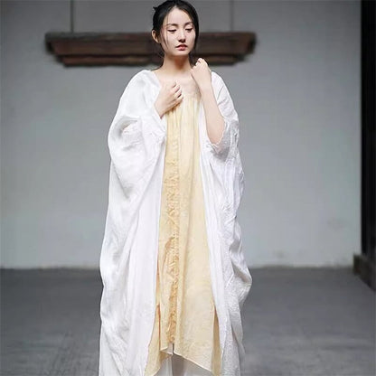 Loose-Fit Solid Color Sun Protection Cardigan