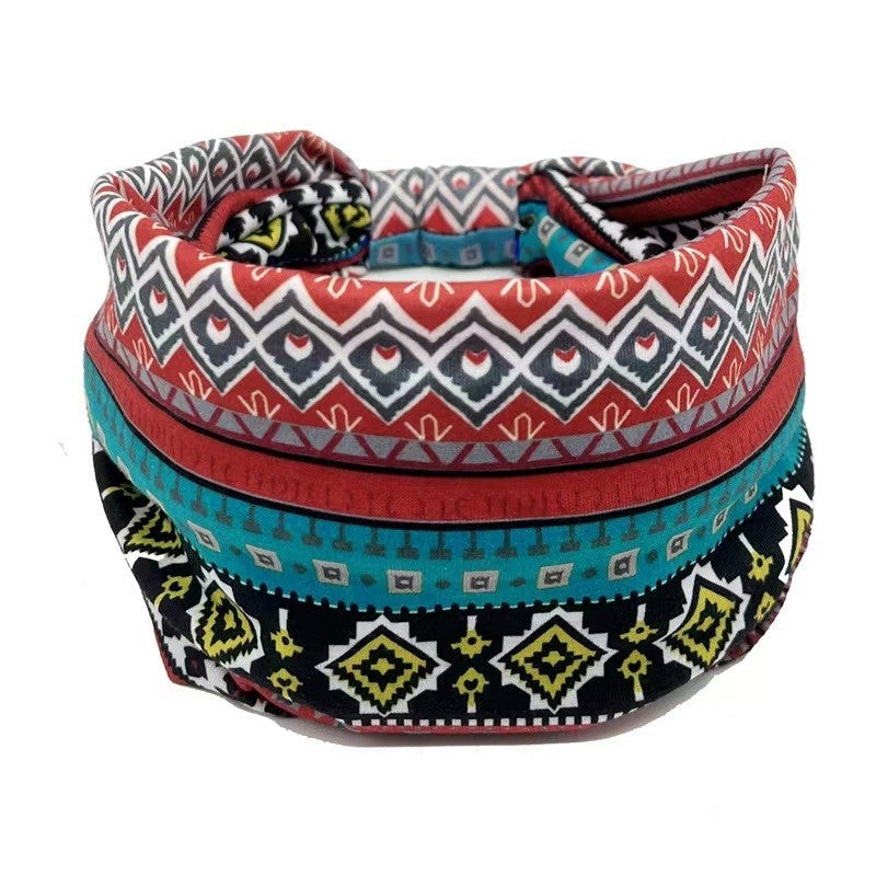 Printed Knot Elastic Headband