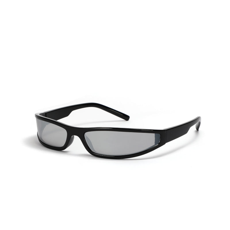 Street Futuristic Narrow Frame Sunglasses