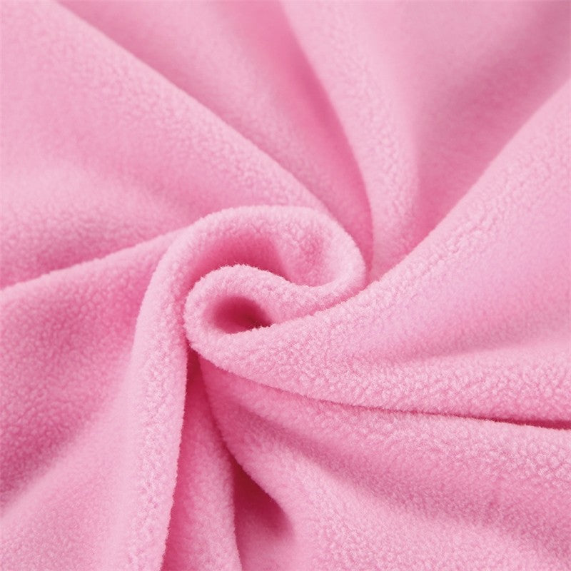 Cozy Oversized Fleece Pullover With Lapel Collar