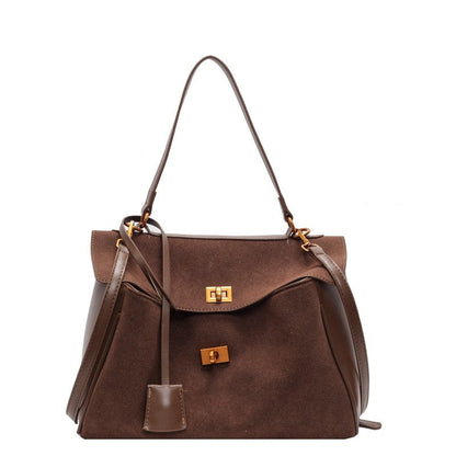 Retro Handbag With Pendant