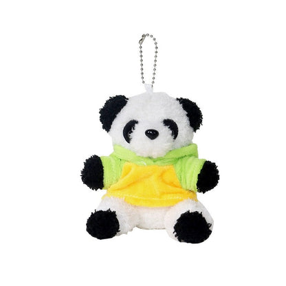Panda Plush Hoodie Pendant Charm