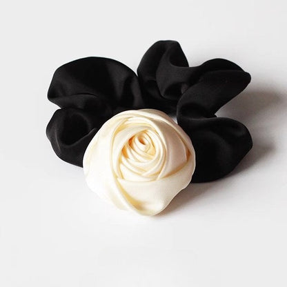 Sweet Rose Color Block Hair Ties