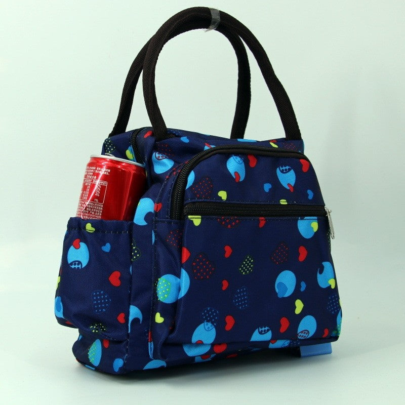 Pink Rabbit Polka Dot Striped Paige Lily Elephant Bento Bag Lunch Box Bag