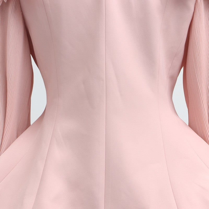 Fashion Luxury Two Piece Dress Floral Mesh