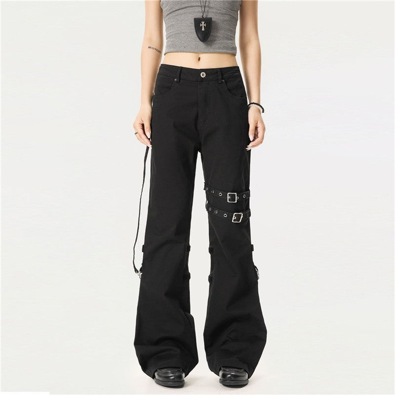 Heavy Duty Strap Design Work Pants
