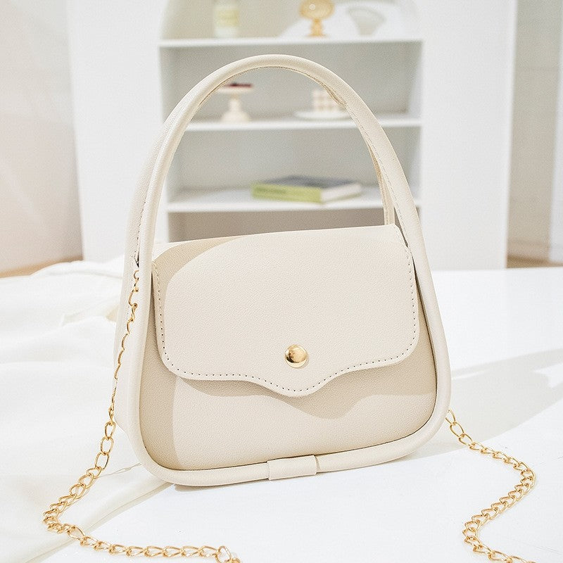 Women's Temperament Solid Color Fashion Handbag