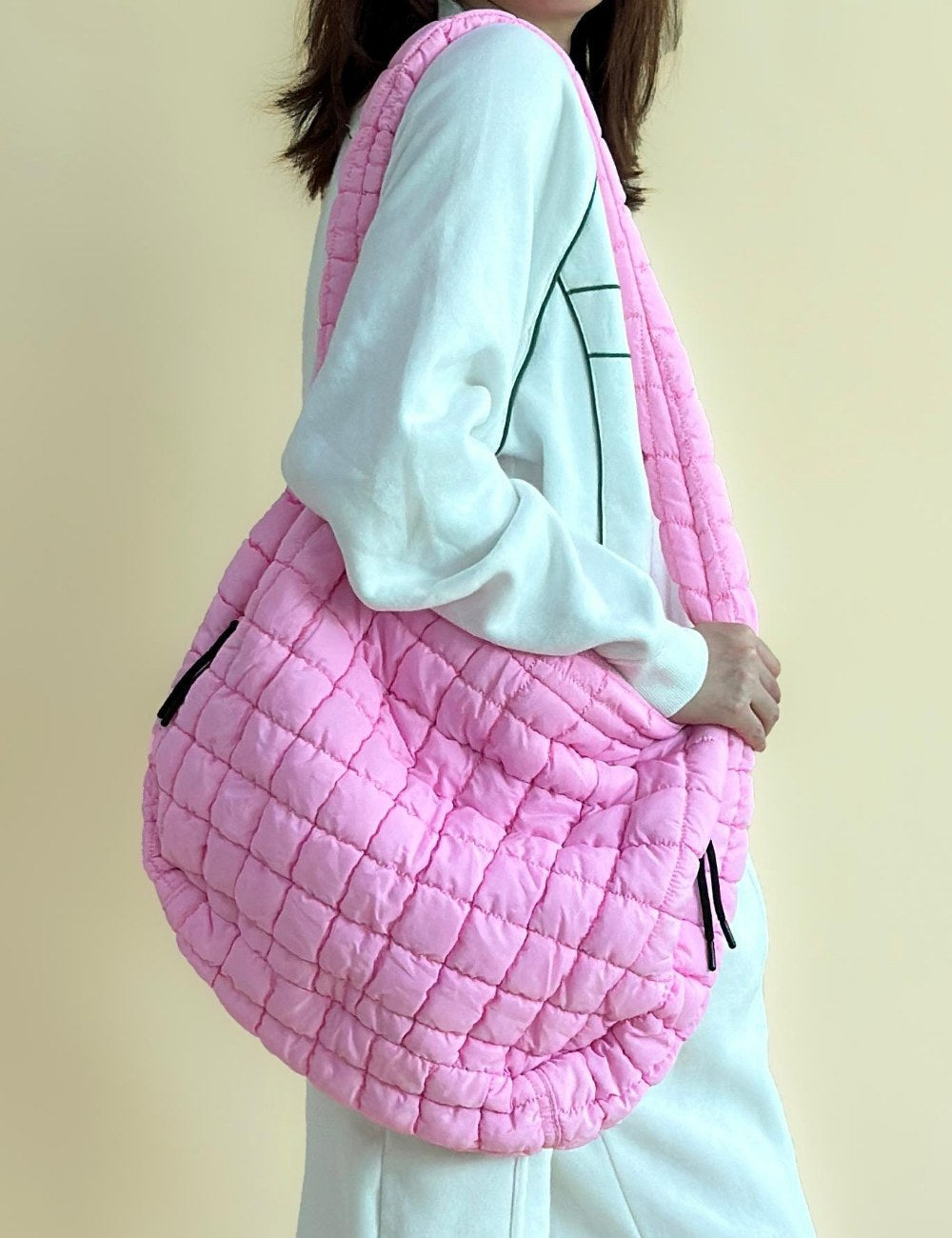 Solid Color Cloud Bag Large Capacity Shoulder Bag