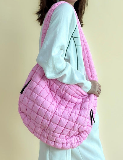 Solid Color Cloud Bag Large Capacity Shoulder Bag