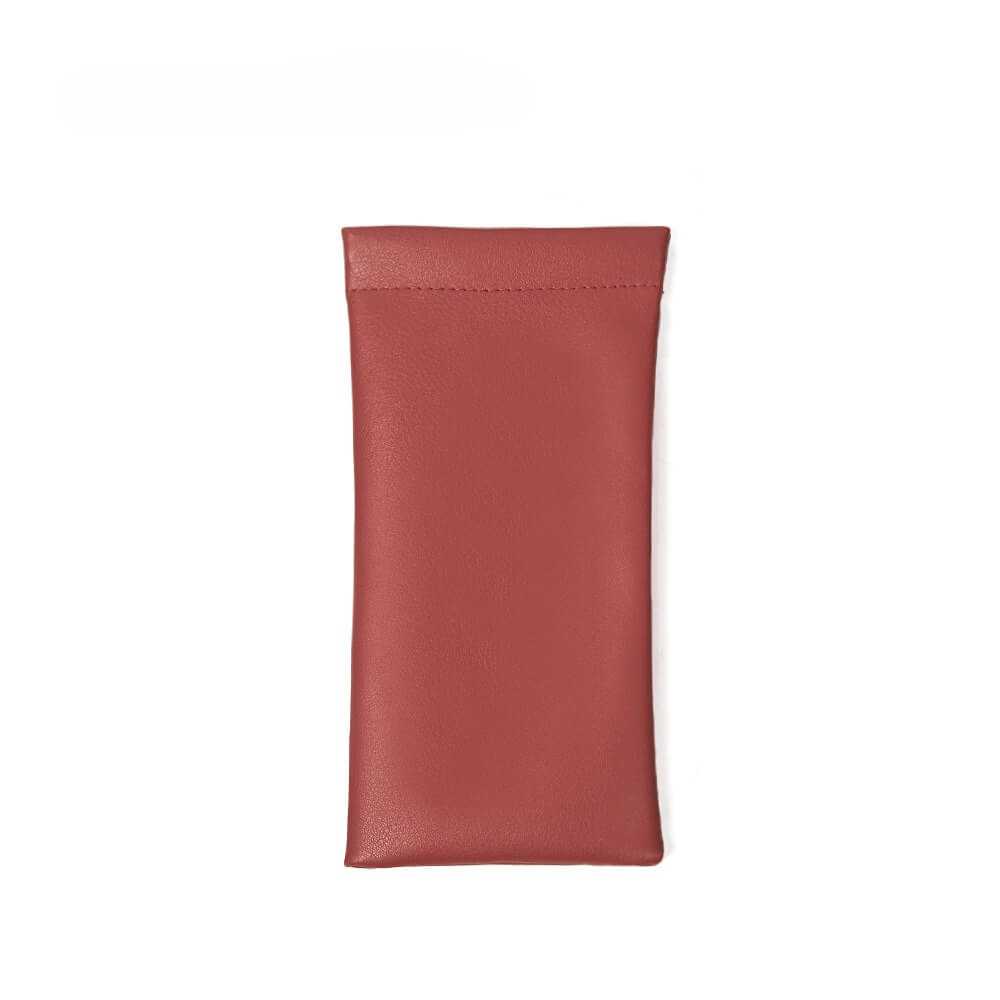 Squeeze Top Leather Travel Eyeglass