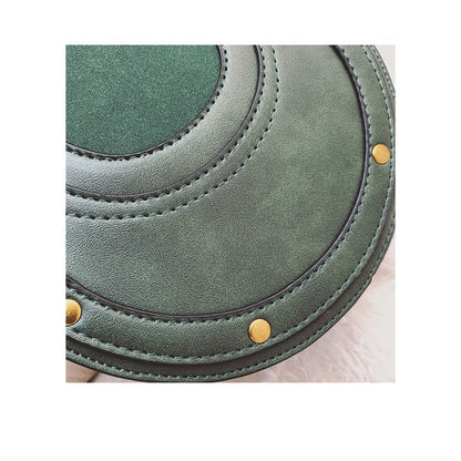 One Shoulder Crossbody Frosted Round Bag