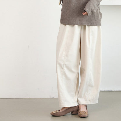 Women Loose Harem Pants Lantern Style Wide Leg Trousers