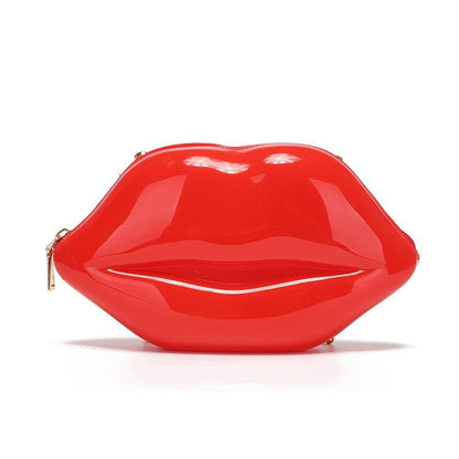 Mini Cute Jelly Sexy Lip Chain Crossbody Bag