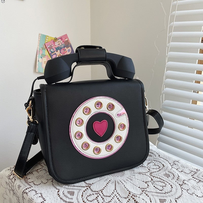 Creative Telephone Design Handle Bag