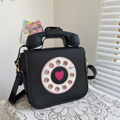 Creative Telephone Design Handle Bag