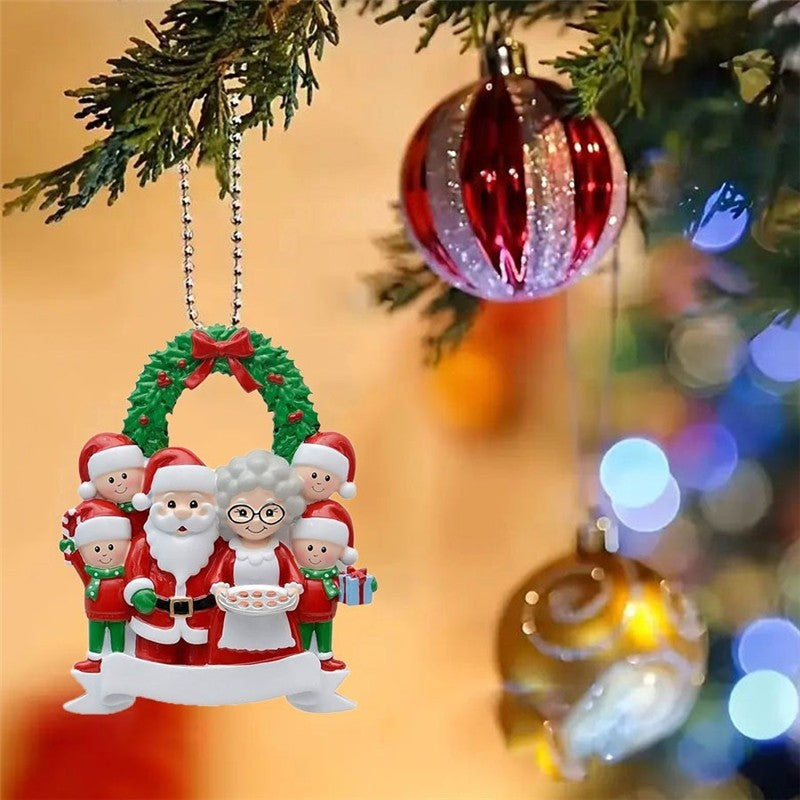 Acrylic Santa Keychain Pendant