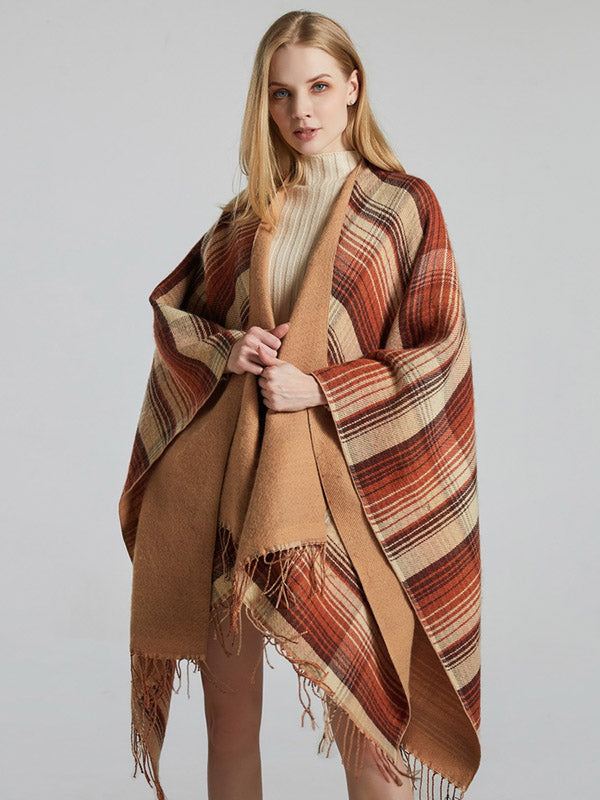 Original Plaid Thicken Shawl Scarf